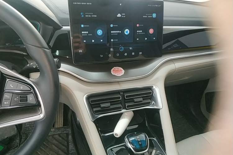 Used BYD Song PLUS New Energy 2021 DM-i 110KM Flagship PLUS Audio And AC Panel