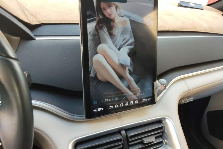 Used BYD Song PLUS New Energy 2021 DM-i 110KM Flagship Model Audio And AC Panel