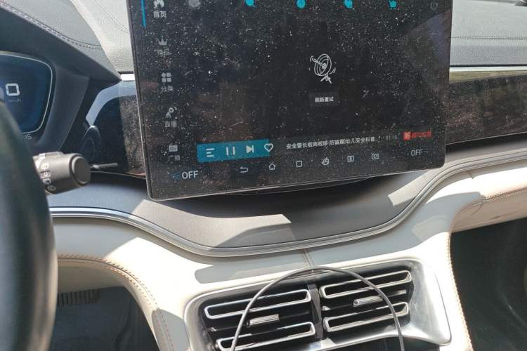Used BYD Song PLUS New Energy 2021 DM-i 110KM Flagship Model Audio And AC Panel