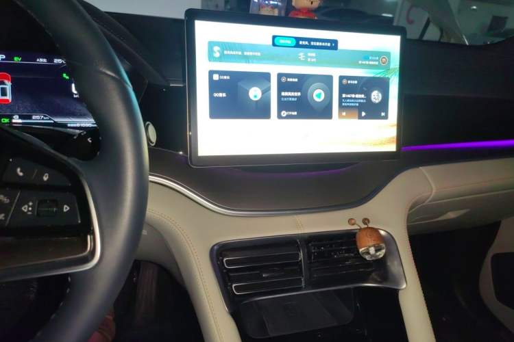 Used BYD Song PLUS New Energy 2021 DM-i 110KM Flagship PLUS Audio And AC Panel