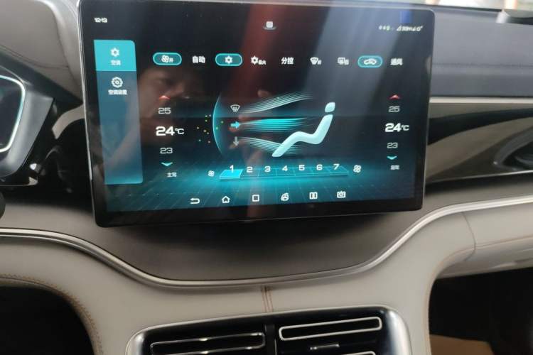 Used BYD Song PLUS New Energy 2021 EV Deluxe Model Audio And AC Panel
