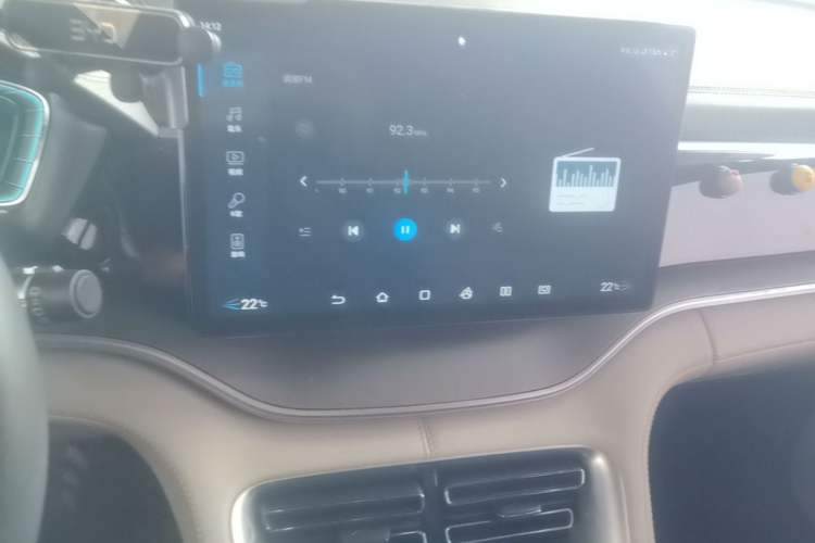 Used BYD Song PLUS New Energy 2021 DM-i 51KM Prestige Model Audio And AC Panel