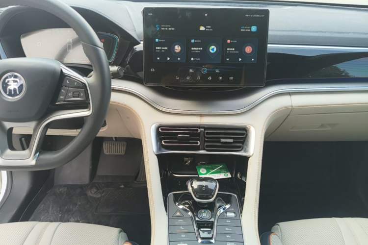 Used BYD Song PLUS New Energy 2021 DM-i 51KM Prestige Model Audio And AC Panel