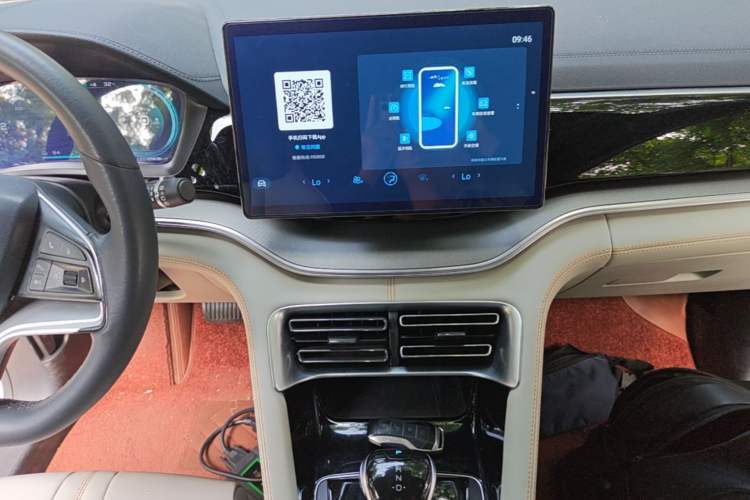 Used BYD Song PLUS New Energy 2021 EV Deluxe Model Audio And AC Panel