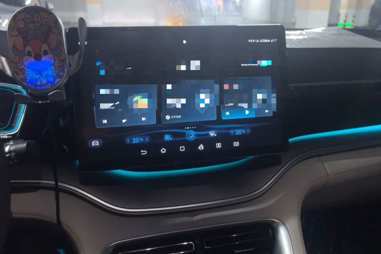 Used BYD Song PLUS New Energy 2021 EV Deluxe Model Audio And AC Panel