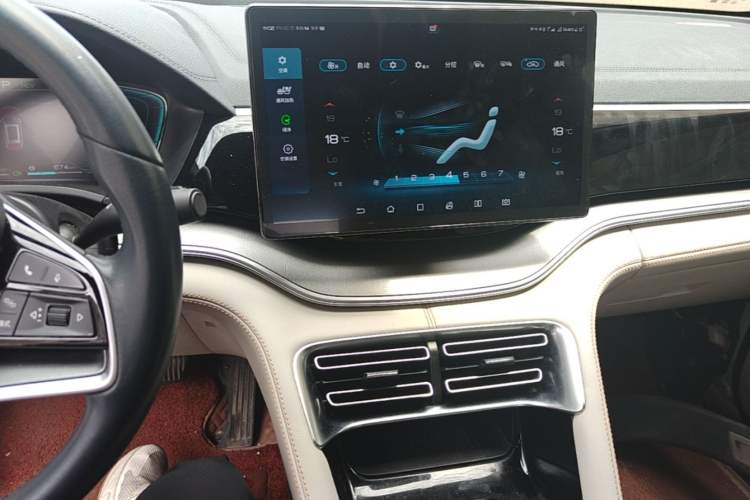 Used BYD Song PLUS New Energy 2021 DM-i 110KM Flagship PLUS Audio And AC Panel
