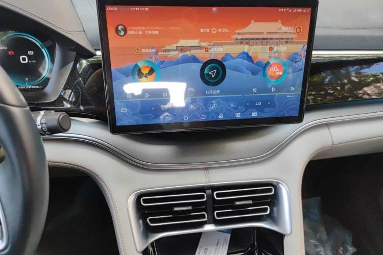 Used BYD Song PLUS New Energy 2021 DM-i 110KM Flagship PLUS Audio And AC Panel