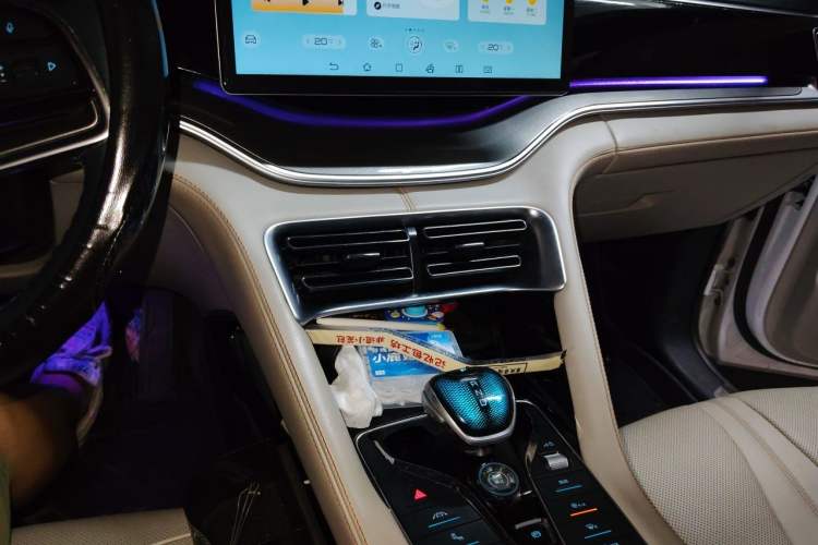 Used BYD Song PLUS New Energy 2021 DM-i 110KM Flagship PLUS Audio And AC Panel