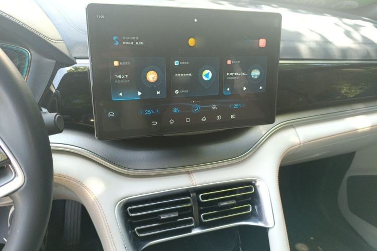 Used BYD Song PLUS New Energy 2021 DM-i 51KM Prestige Model Audio And AC Panel