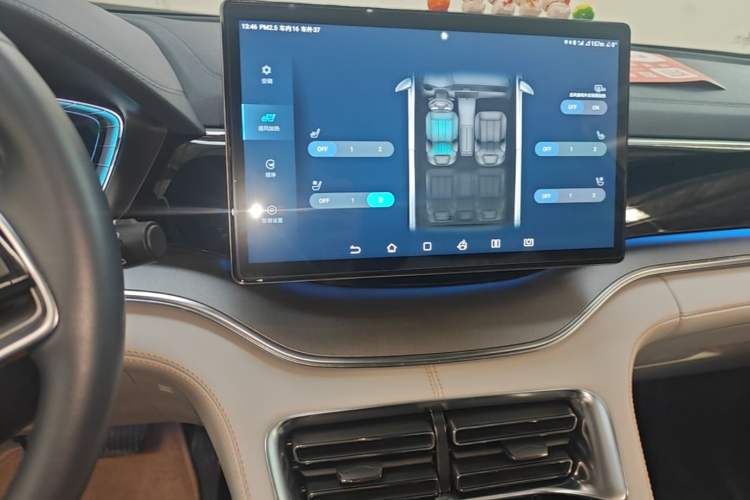 Used BYD Song PLUS New Energy 2021 DM-i 110KM Flagship PLUS Audio And AC Panel