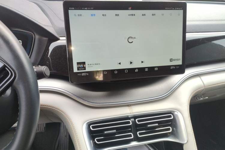 Used BYD Song PLUS New Energy 2021 DM-i 110KM Flagship Model Audio And AC Panel