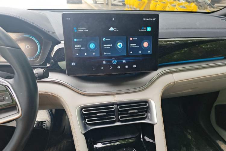 Used BYD Song PLUS New Energy 2021 DM-i 51KM Prestige Model Audio And AC Panel