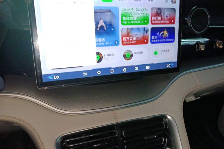 Used BYD Song PLUS New Energy 2021 EV Deluxe Model Audio And AC Panel