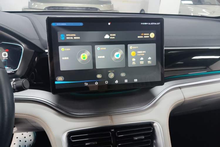 Used BYD Song PLUS New Energy 2021 DM-i 110KM Flagship PLUS Audio And AC Panel