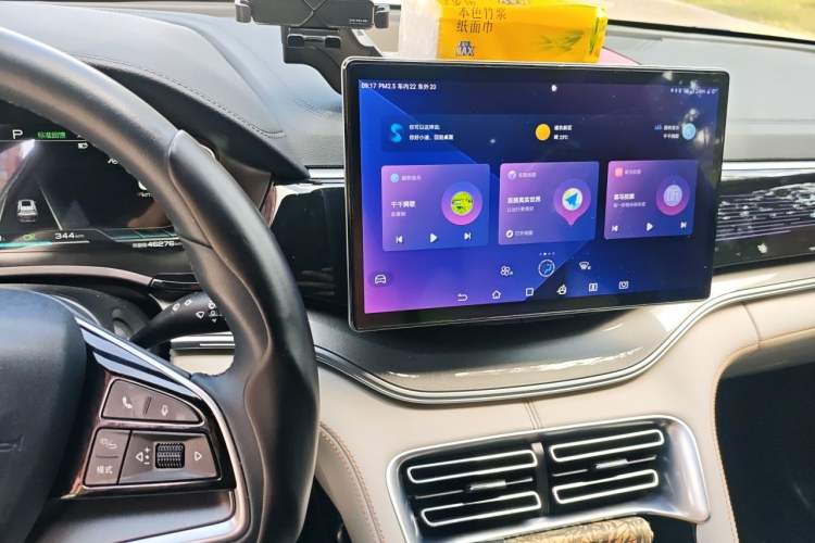 Used BYD Song PLUS New Energy 2021 EV Flagship Model Audio And AC Panel