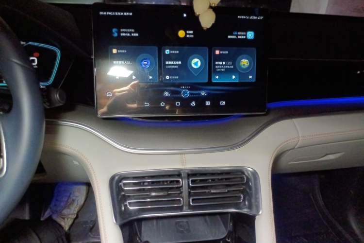 Used BYD Song PLUS New Energy 2021 DM-i 110KM Flagship PLUS Audio And AC Panel