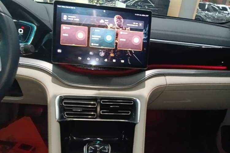 Used BYD Song PLUS New Energy 2021 DM-i 110KM Flagship PLUS Audio And AC Panel