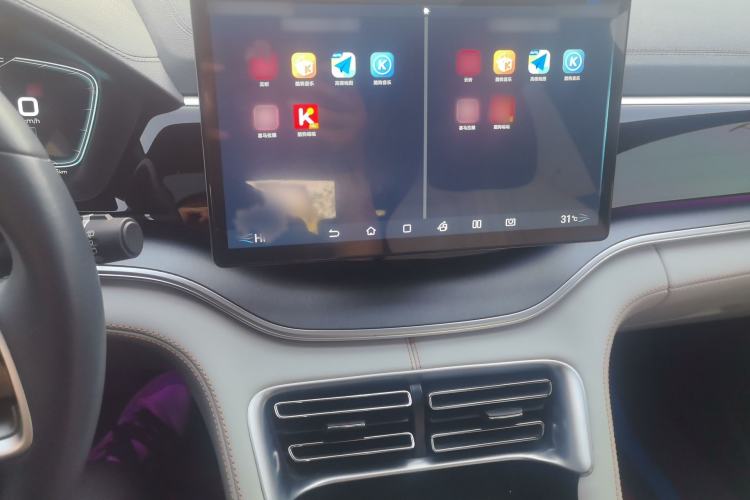 Used BYD Song PLUS New Energy 2021 DM-i 110KM Flagship PLUS Audio And AC Panel