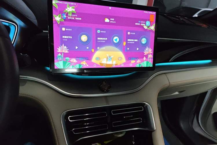 Used BYD Song PLUS New Energy 2021 DM-i 110KM Flagship Model Audio And AC Panel