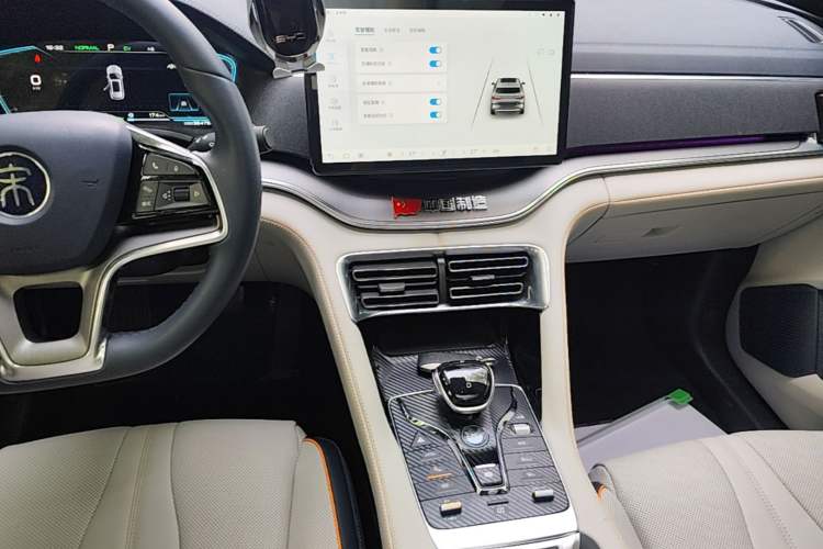 Used BYD Song PLUS New Energy 2021 DM-i 51KM Prestige Model Audio And AC Panel