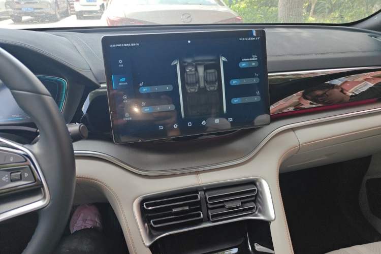 Used BYD Song PLUS New Energy 2021 DM-i 110KM Flagship PLUS Audio And AC Panel