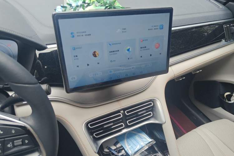 Used BYD Song PLUS New Energy 2021 DM-i 51KM Prestige Model Audio And AC Panel