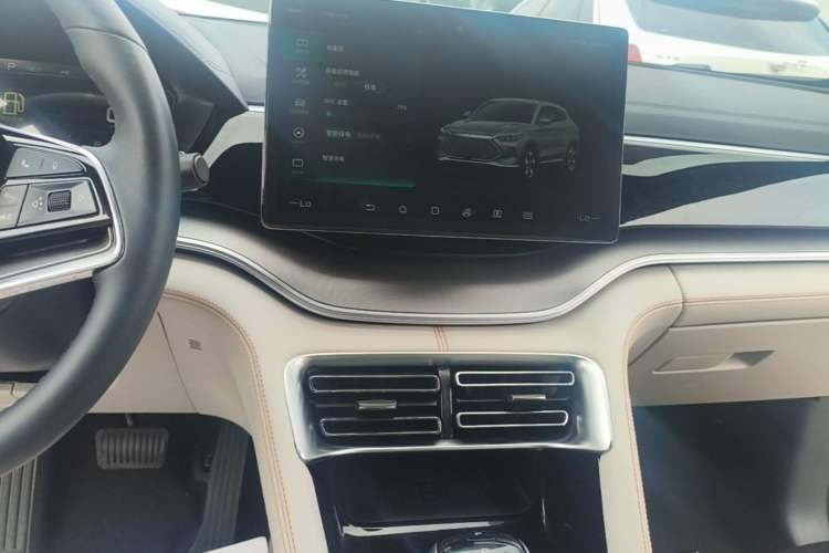 Used BYD Song PLUS New Energy 2021 DM-i 110KM Flagship PLUS Audio And AC Panel