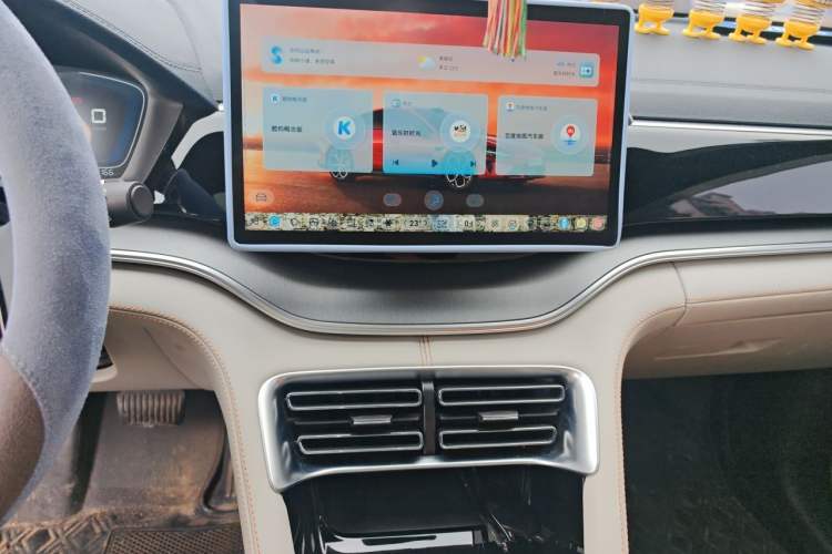 Used BYD Song PLUS New Energy 2021 DM-i 110KM Flagship Model Audio And AC Panel