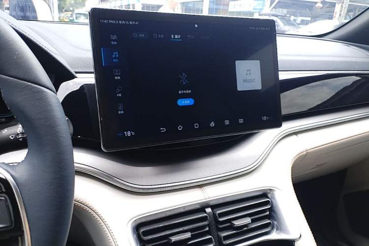 Used BYD Song PLUS New Energy 2021 DM-i 110KM Flagship PLUS Audio And AC Panel