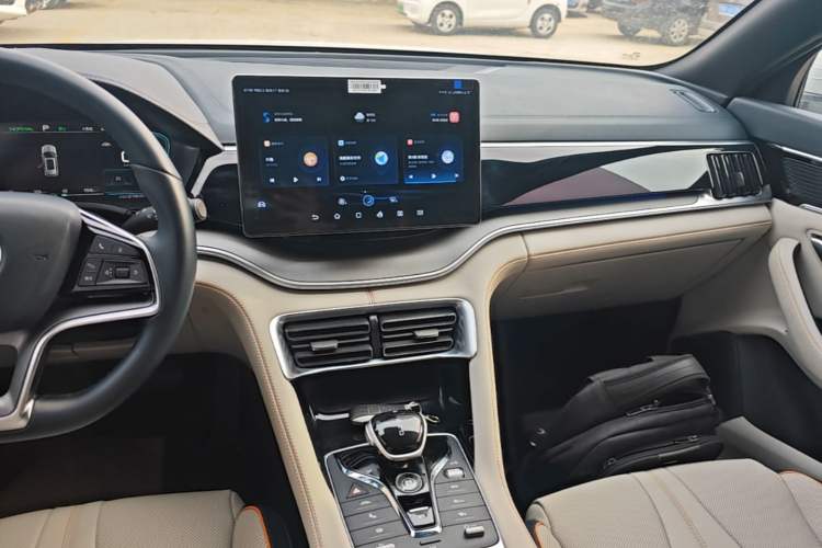 Used BYD Song PLUS New Energy 2021 DM-i 110KM Flagship PLUS Audio And AC Panel