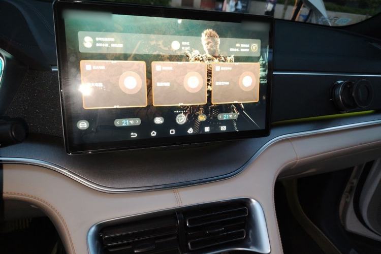 Used BYD Song PLUS New Energy 2021 DM-i 110KM Flagship PLUS Audio And AC Panel