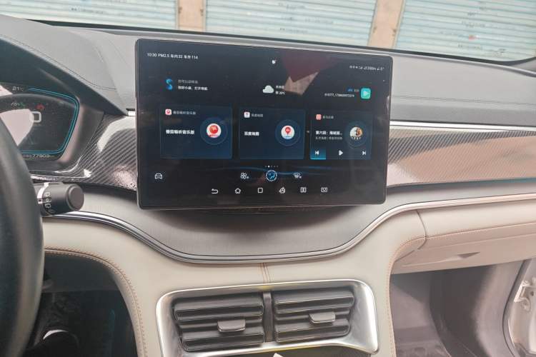 Used BYD Song PLUS New Energy 2021 DM-i 110KM Flagship PLUS 5G Edition Audio And AC Panel