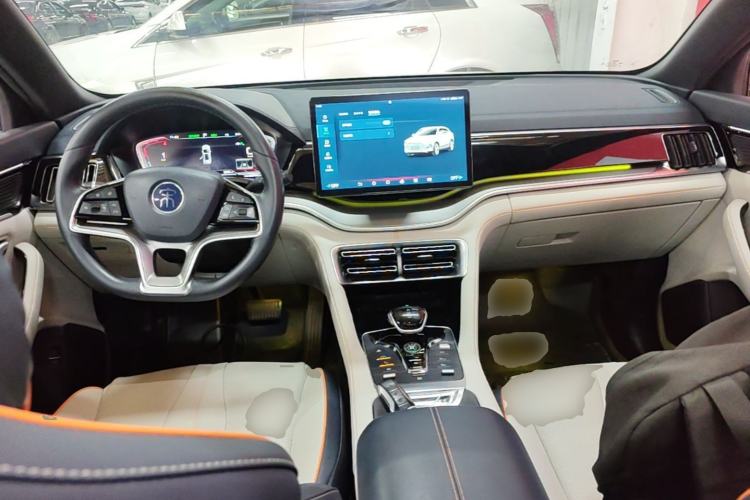 Used BYD Song PLUS New Energy 2021 DM-i 51KM Prestige Model Center Console