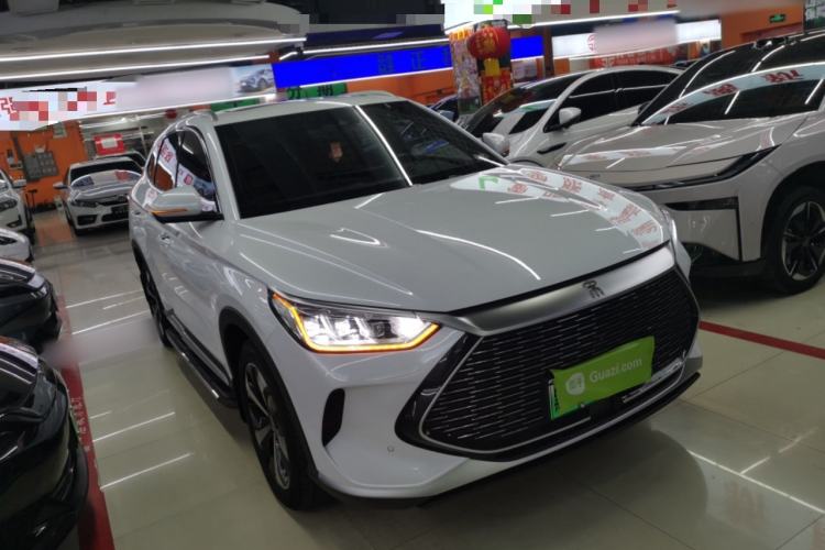 Used BYD Song PLUS New Energy 2021 DM-i 100KM Four-Wheel Drive Flagship PLUS Front Right 45 Deg