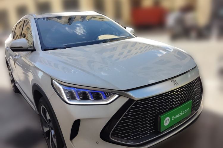 Used BYD Song PLUS New Energy 2021 DM-i 110KM Flagship Model Front Right 45 Deg