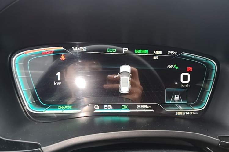 Used BYD Song PLUS New Energy 2021 EV Flagship Model Instrument Cluster