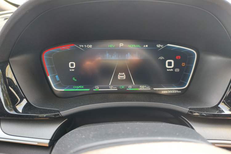 Used BYD Song PLUS New Energy 2021 DM-i 100KM Four-Wheel Drive Flagship PLUS Instrument Cluster