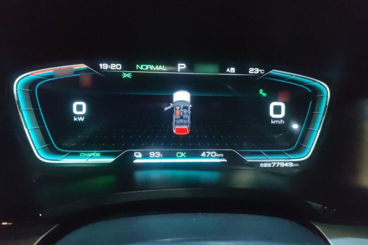 Used BYD Song PLUS New Energy 2021 EV Flagship Model Instrument Cluster