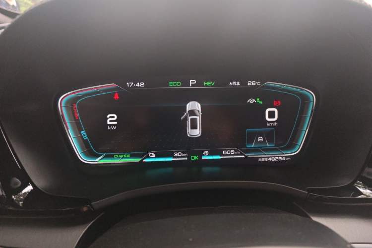 Used BYD Song PLUS New Energy 2021 DM-i 51KM Prestige Model Instrument Cluster
