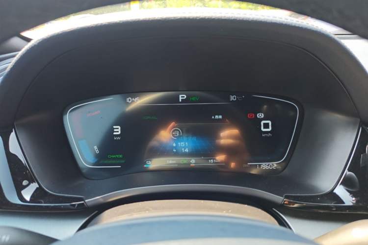 Used BYD Song PLUS New Energy 2021 DM-i 110KM Flagship Model Instrument Cluster