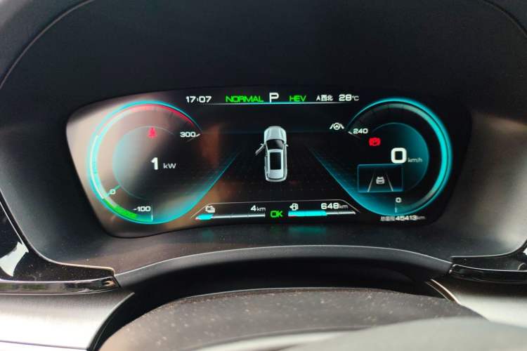 Used BYD Song PLUS New Energy 2021 DM-i 51KM Prestige Model Instrument Cluster