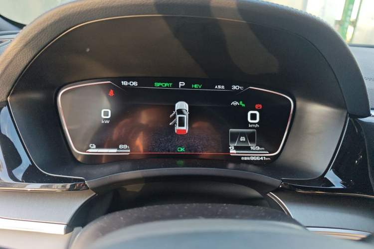 Used BYD Song PLUS New Energy 2021 DM-i 51KM Prestige Model Instrument Cluster