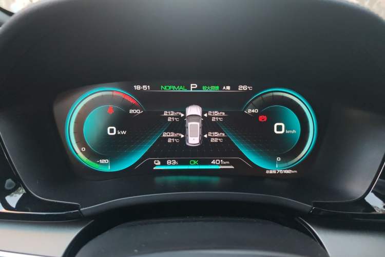 Used BYD Song PLUS New Energy 2021 EV Deluxe Model Instrument Cluster