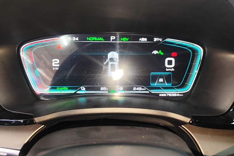 Used BYD Song PLUS New Energy 2021 DM-i 51KM Prestige Model Instrument Cluster