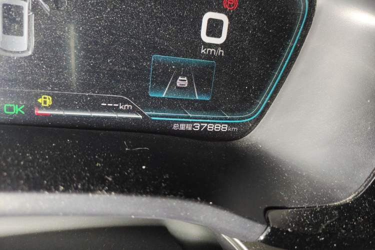 Used BYD Song PLUS New Energy 2021 DM-i 51KM Prestige Model Odometer Close Up