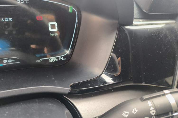 Used BYD Song PLUS New Energy 2021 DM-i 110KM Flagship Model Odometer Close Up