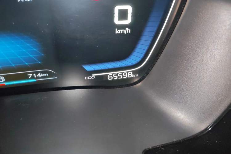 Used BYD Song PLUS New Energy 2021 DM-i 110KM Flagship Model Odometer Close Up