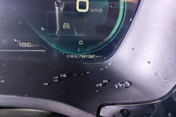 Used BYD Song PLUS New Energy 2021 DM-i 51KM Prestige Model Odometer Close Up