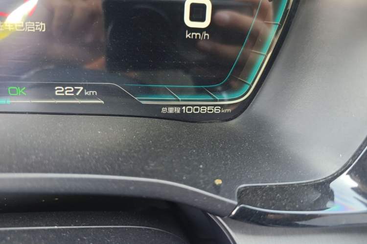 Used BYD Song PLUS New Energy 2021 EV Deluxe Model Odometer Close Up