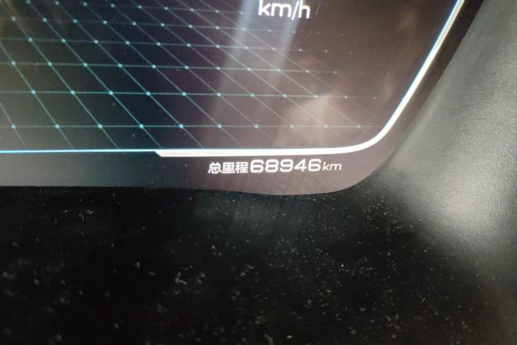Used BYD Song PLUS New Energy 2021 EV Deluxe Model Odometer Close Up